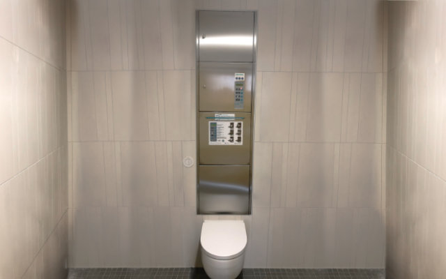 Steckbeckenspüler CDD 1050 als Einbauspüler (EWC)